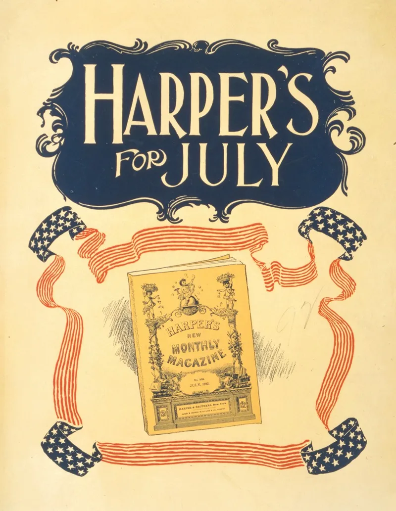 Harpers For July Wall Art by Edward Penfield - High-Resolution Digital Print