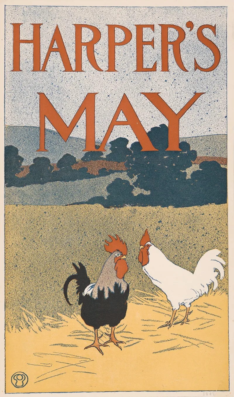 Harpers May 3 Wall Art by Edward Penfield - High-Resolution Digital Print