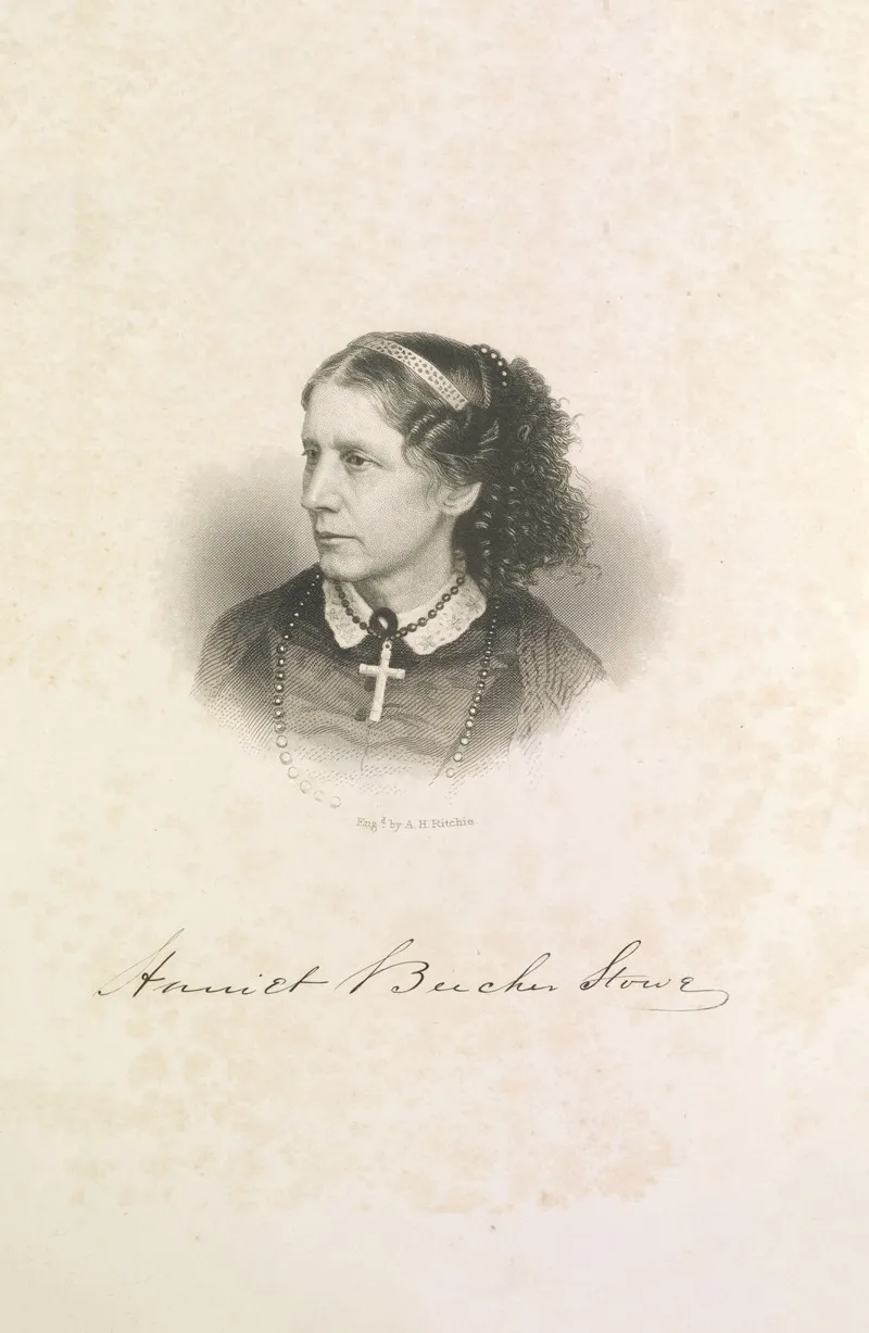 Harriet Beecher Stowe 3 Wall Art by Alexander Hay Ritchie - High-Resolution Digital Print