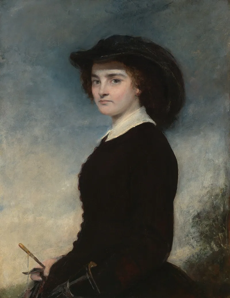 Harriet Goodhue Hosmer Wall Art by Sir William Boxall - High-Resolution Digital Print