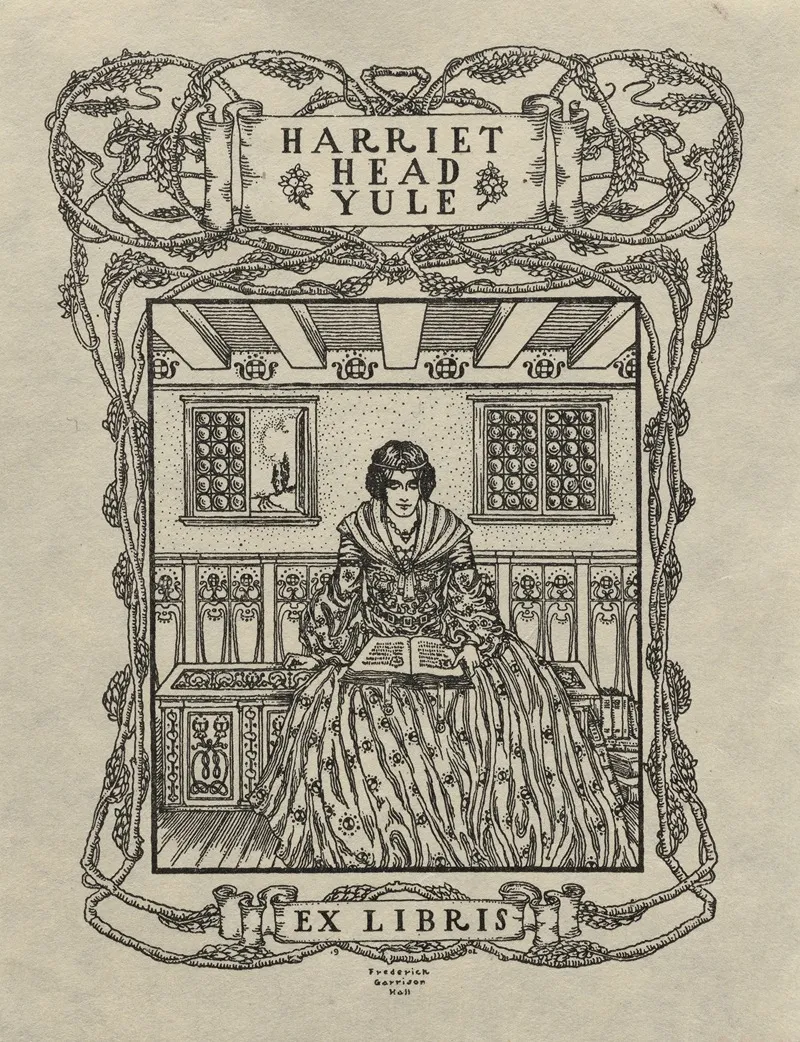 Harriet Head Yule Ex Libris Inscribed