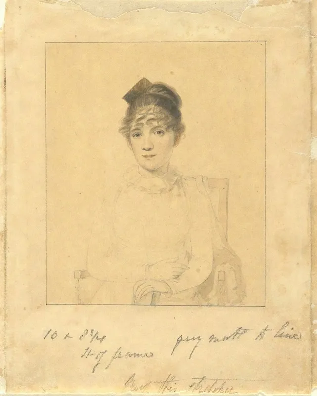 Harriet Trumbull Daughter Of Gov Jonathan Trumbull Jr Wife Of Benjamin Silliman Of Yale College Wall Art by Elkanah Tisdale - High-Resolution Digital Print
