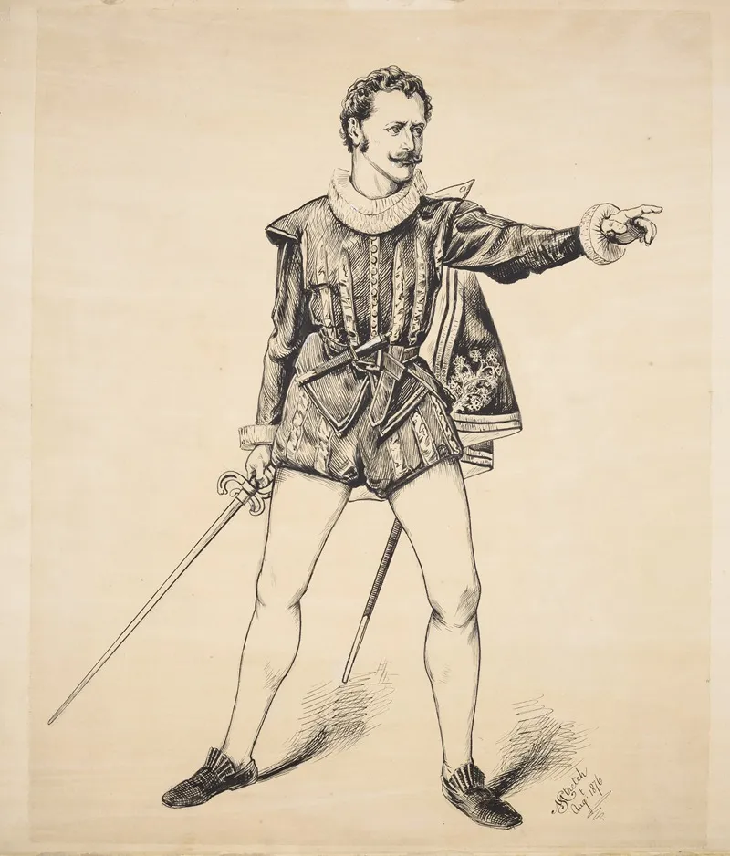 Harry St Maur As Mercutio Wall Art by Matt Stretch - High-Resolution Digital Print