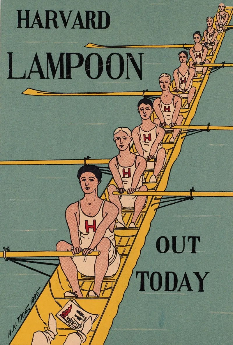 Harvard Lampoon Out Today Wall Art by Alfred Keane Moe - High-Resolution Digital Print