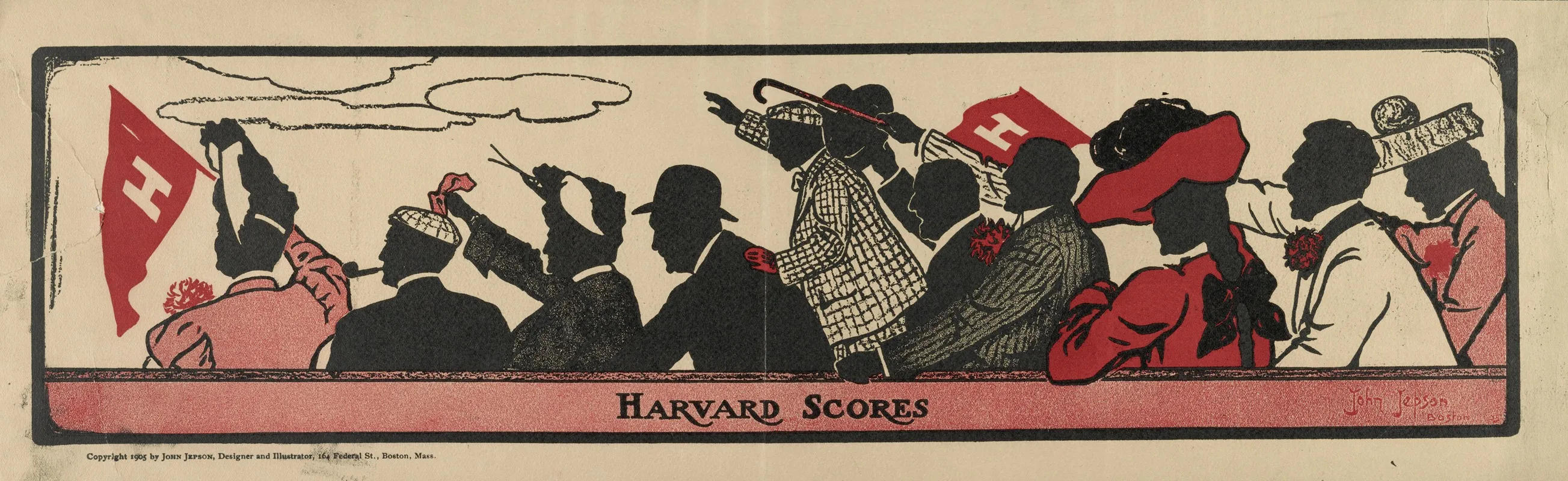 Harvard Scores Wall Art by John Jepson - High-Resolution Digital Print