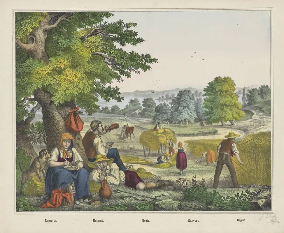 Harvest 19 Wall Art by Joseph Scholz - High-Resolution Digital Print