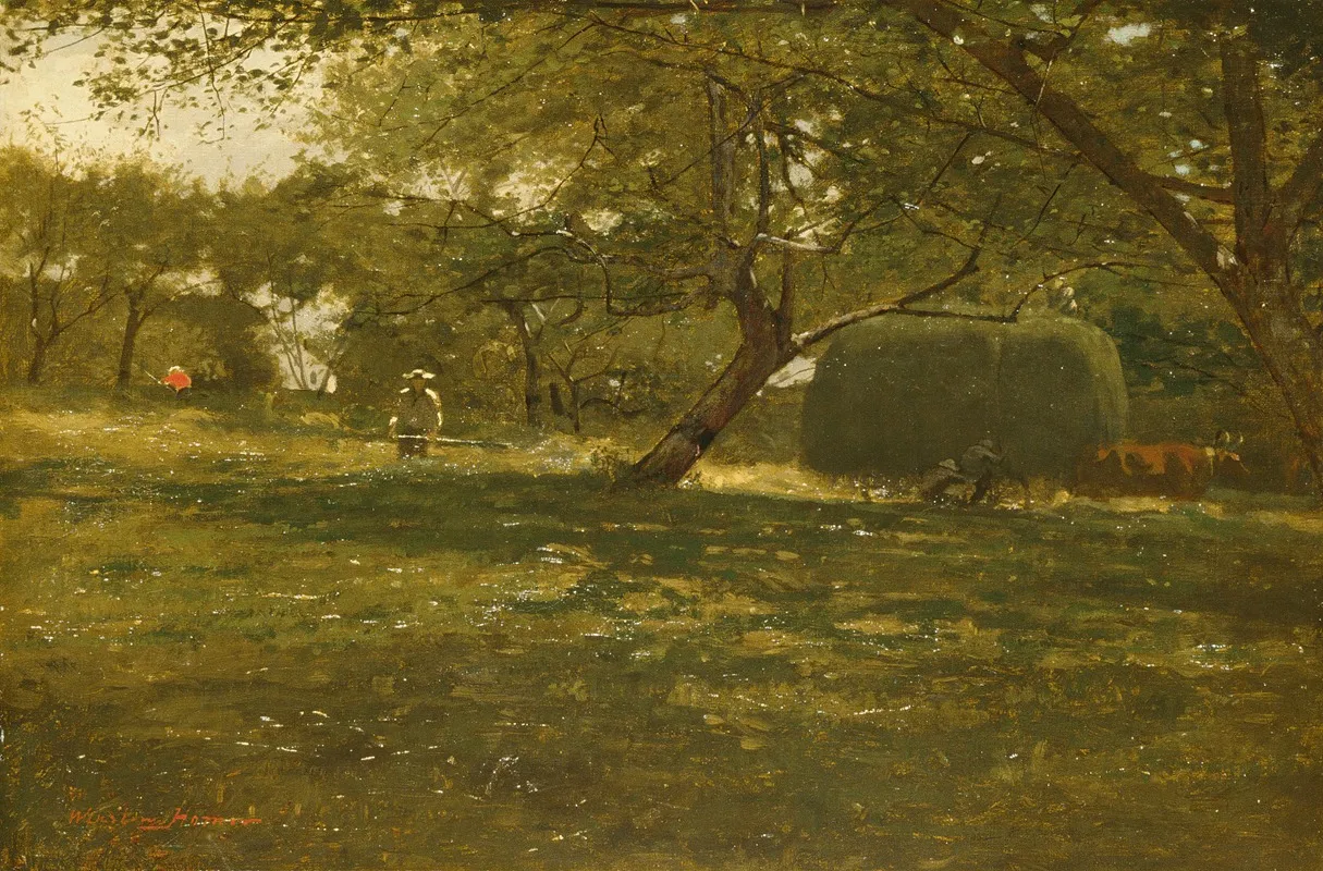 Harvest Scene Wall Art by Winslow Homer - High-Resolution Digital Print