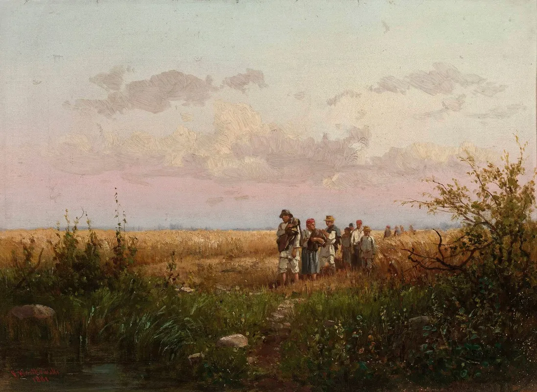 Harvesters Returning From The Fields