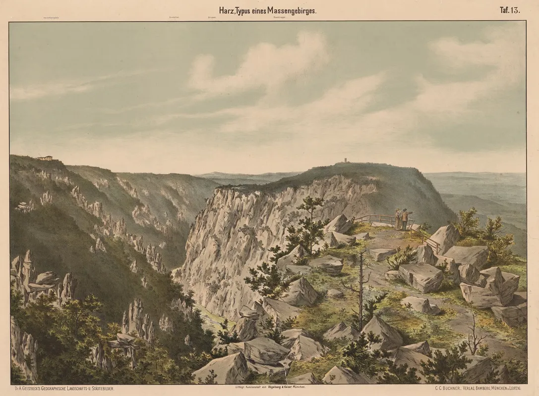 Harz Typus Eines Massengebirges Wall Art by Vogelsang &amp; Kaiser - High-Resolution Digital Print