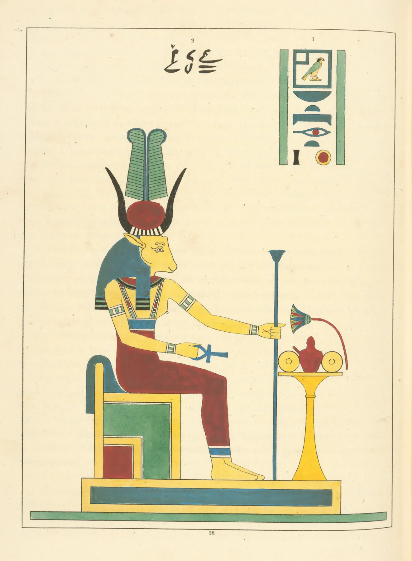 Hathor Athor Athyr Aphrodite Venus Wall Art by Léon-Jean-Joseph Dubois - High-Resolution Digital Print