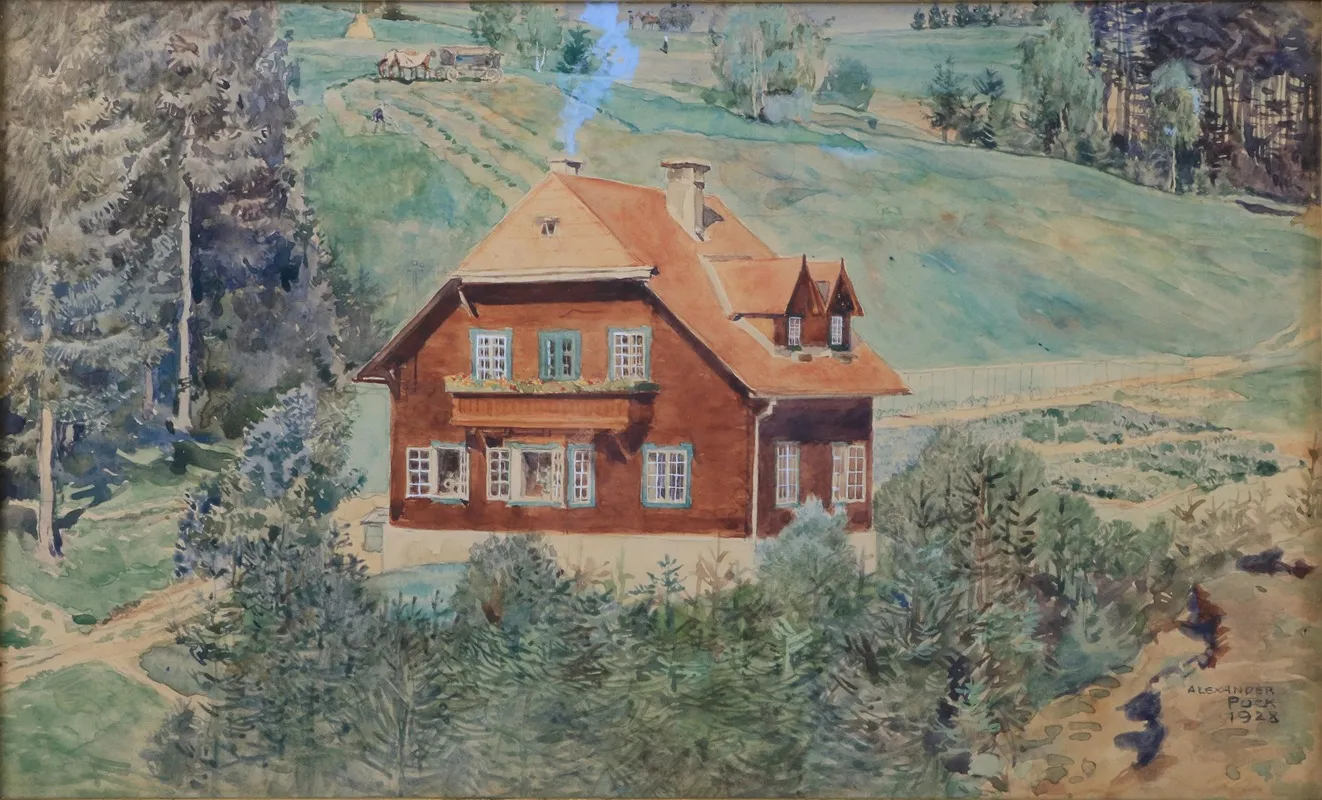 Haus Wall Art by Alexander Pock - High-Resolution Digital Print