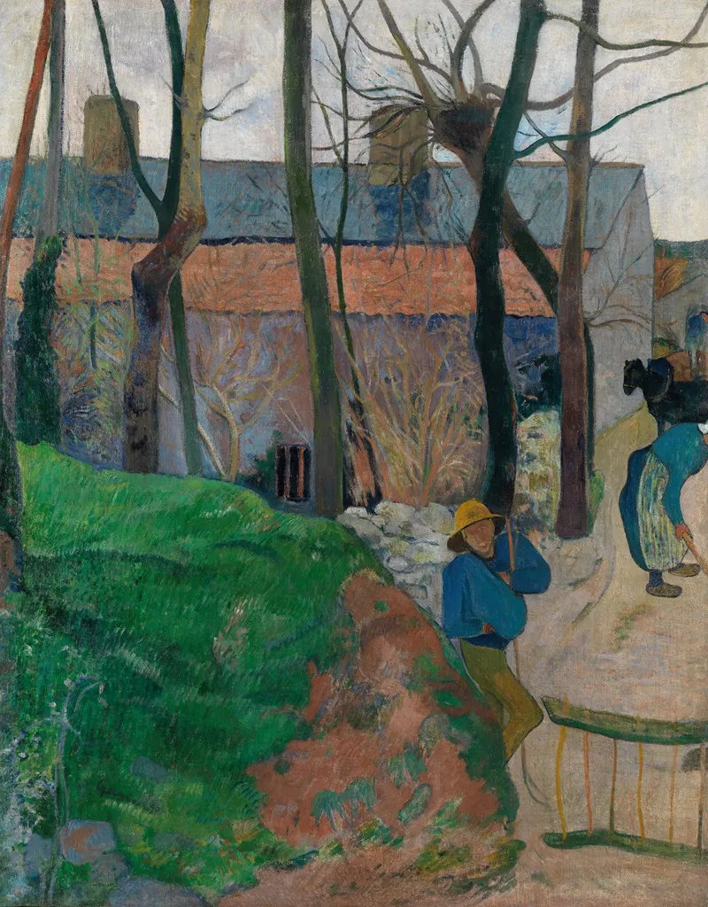 Hauser In Le Pouldu Wall Art by Paul Gauguin - High-Resolution Digital Print