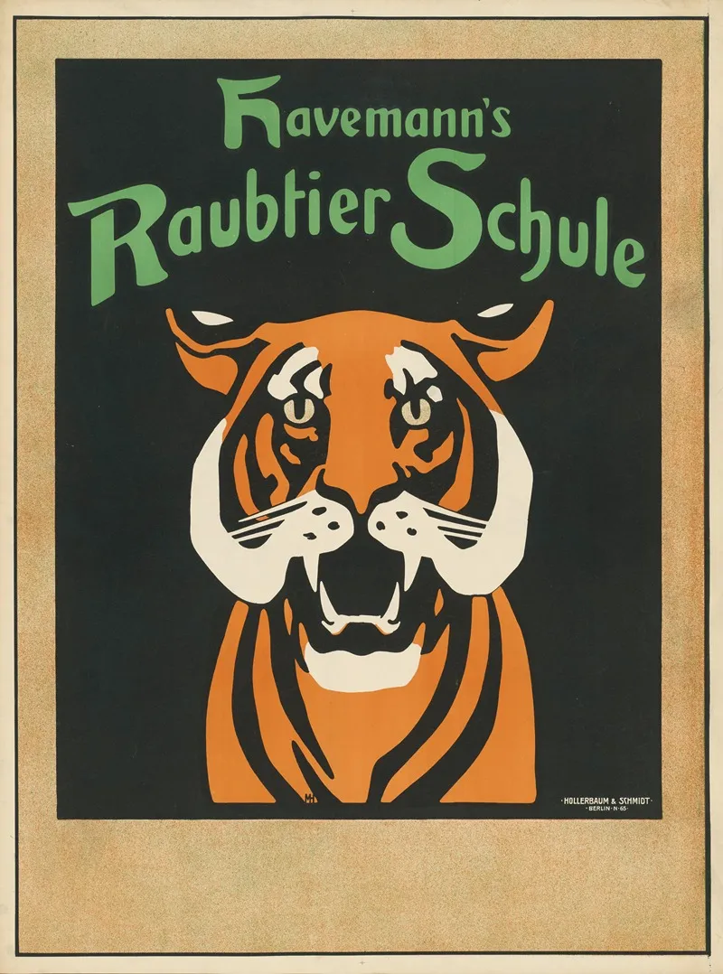 Havemanns Raubtier Schule Wall Art by Hollerbaum &amp; Schmidt - High-Resolution Digital Print