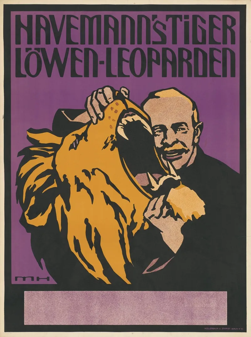 Havemanns Tiger Lowen Leoparden Wall Art by Hollerbaum & Schmidt - High-Resolution Digital Print
