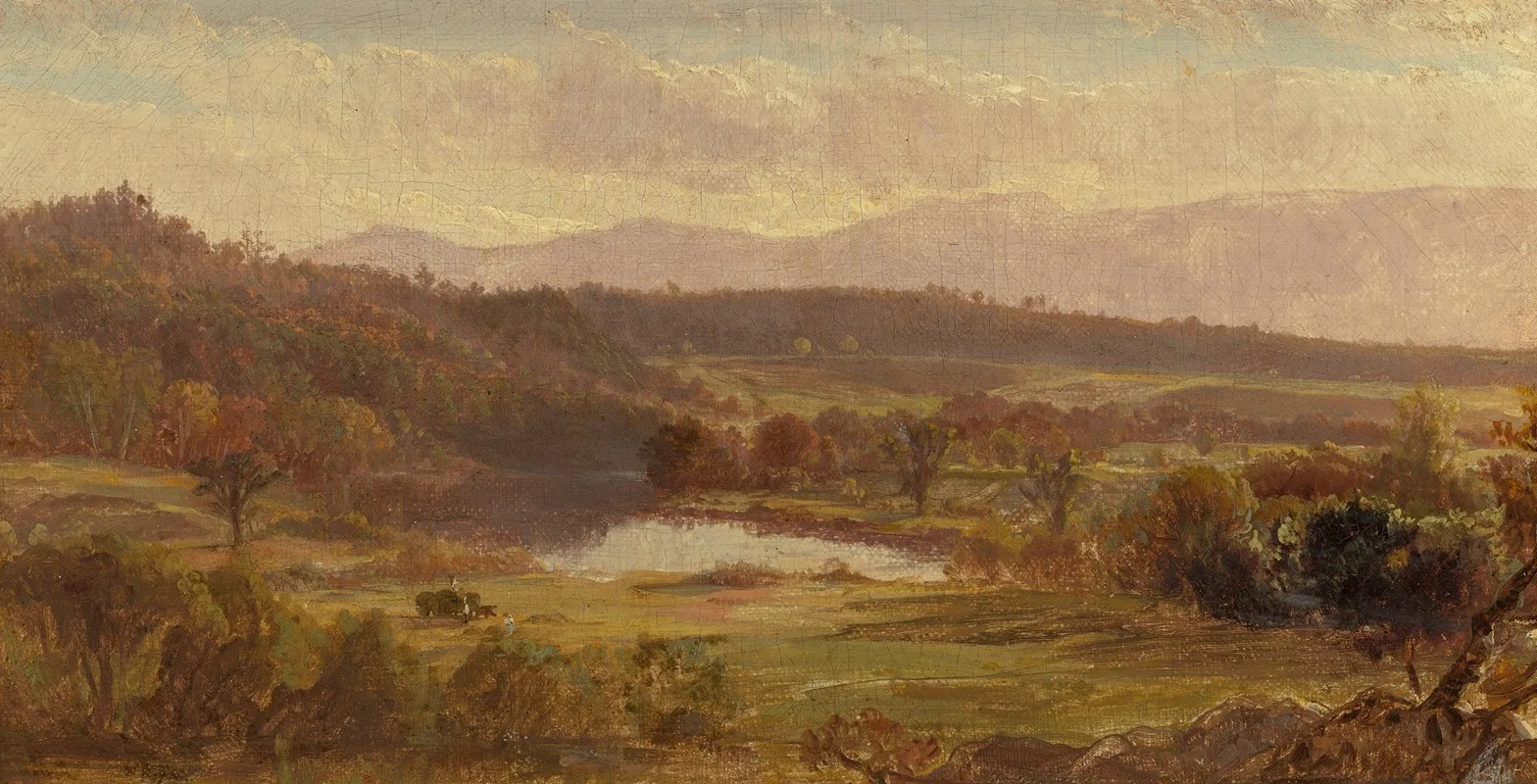 Haying In The Catskills Wall Art by Thomas Hiram Hotchkiss - High-Resolution Digital Print