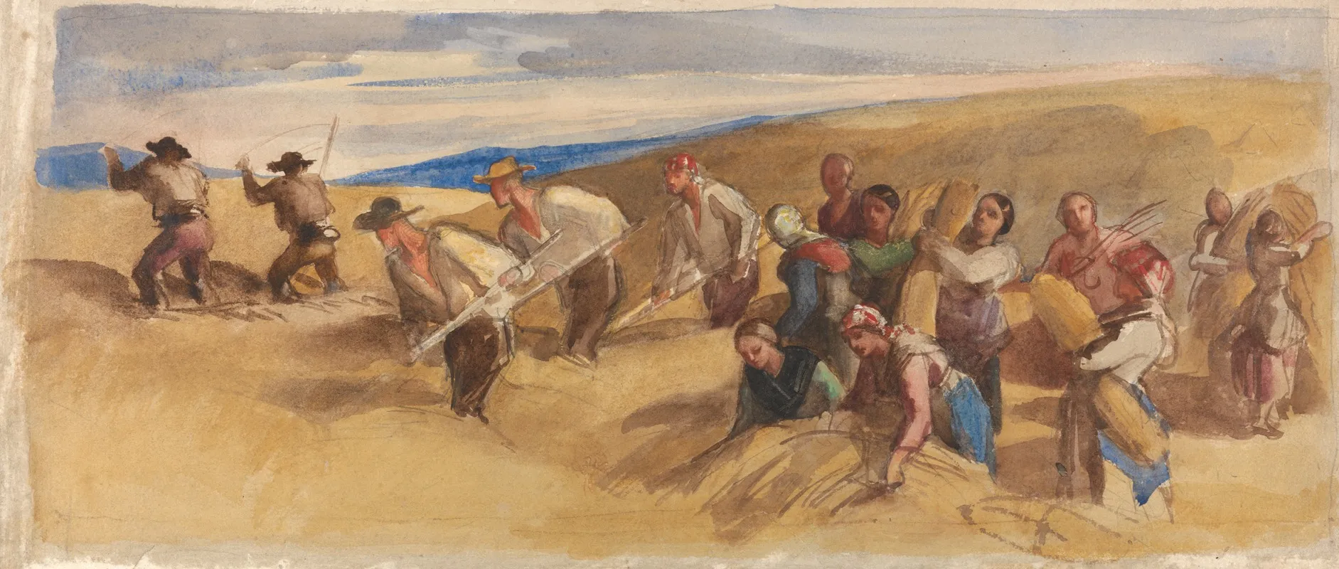 Haymakers 4 Wall Art by Louisa Anne Beresford - High-Resolution Digital Print
