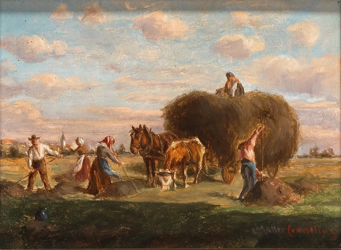 Haymaking 11 Wall Art by Ludwig Müller-Cornelius - High-Resolution Digital Print