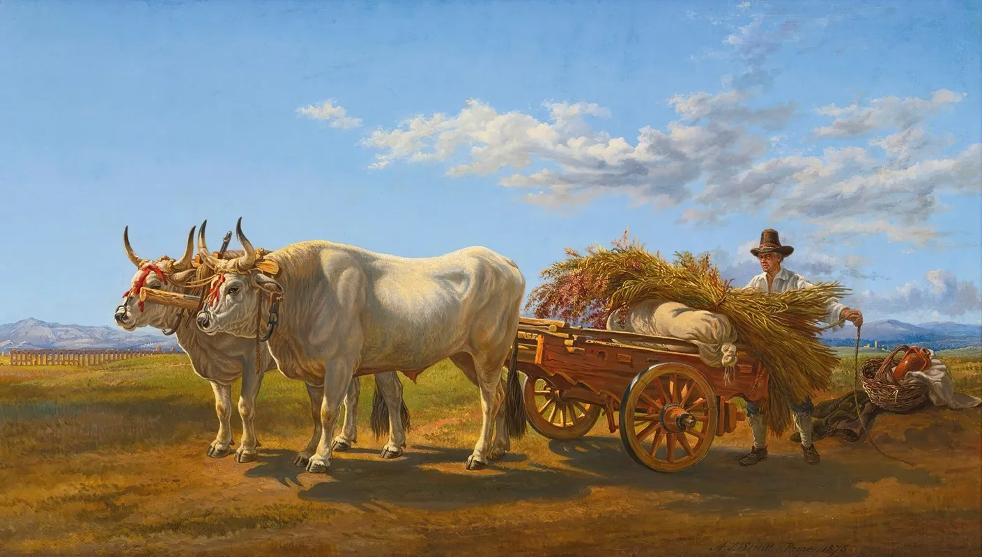 Haymaking 6 Wall Art by Arthur John Strutt - High-Resolution Digital Print