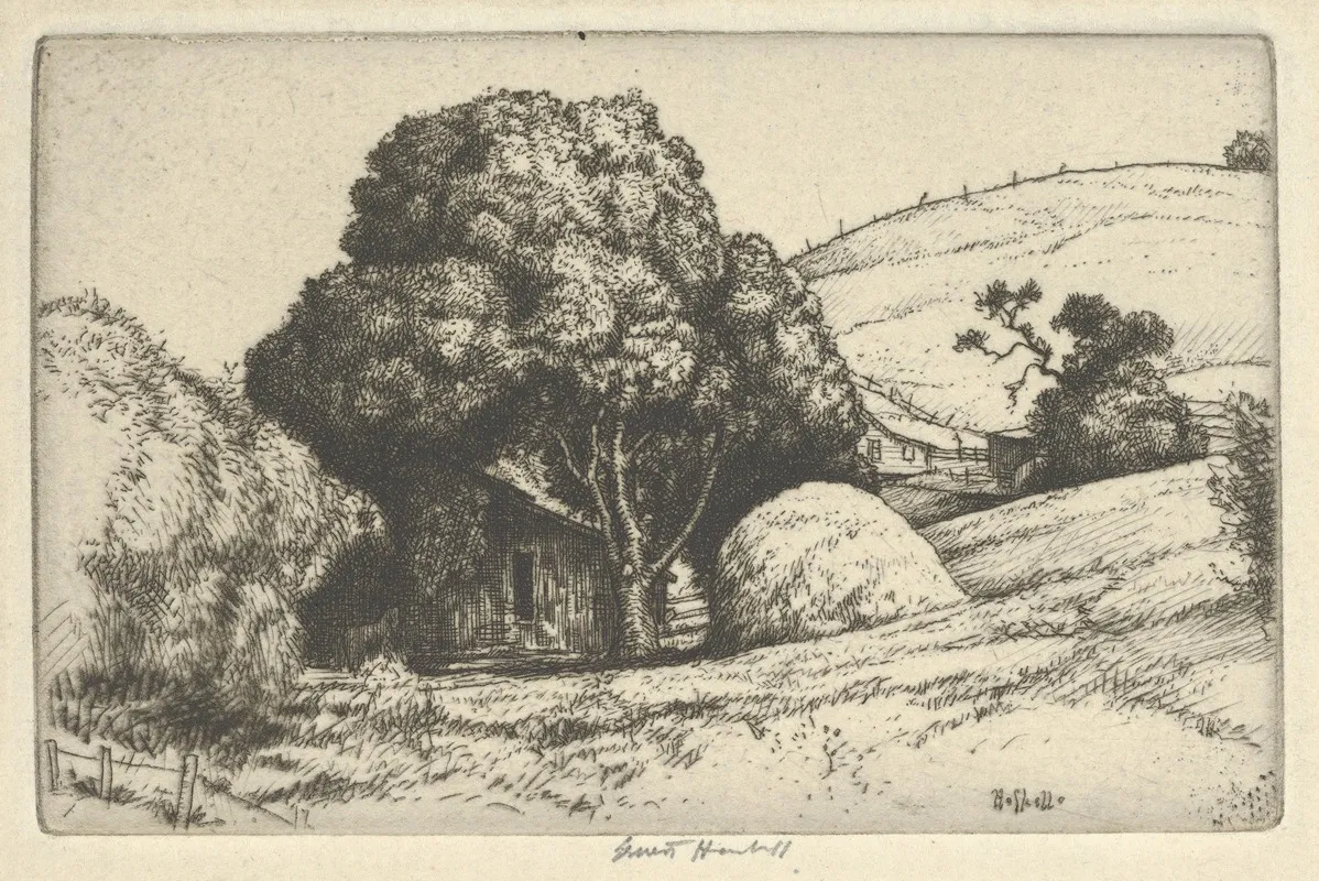 Haystack 2 Wall Art by Ernest Haskell - High-Resolution Digital Print