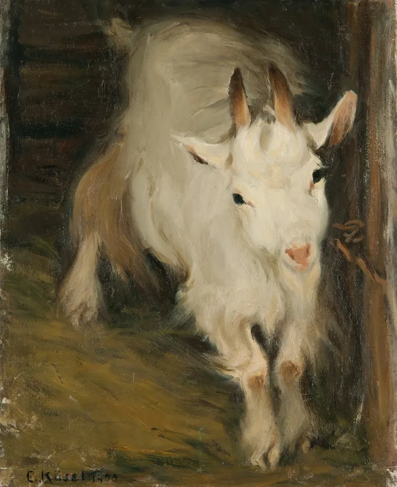 He Goat Wall Art by Ernst Küsel - High-Resolution Digital Print