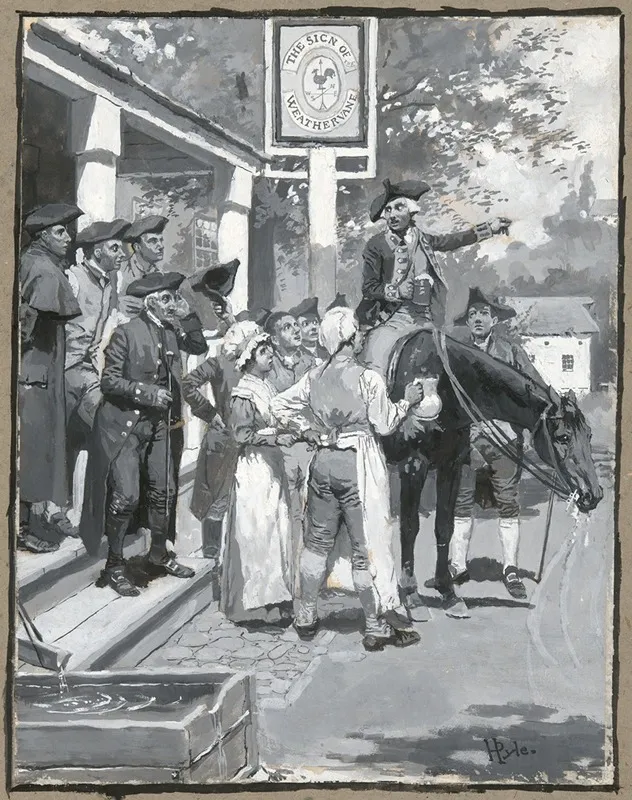 He Stops At The Sign Of The Weathervane