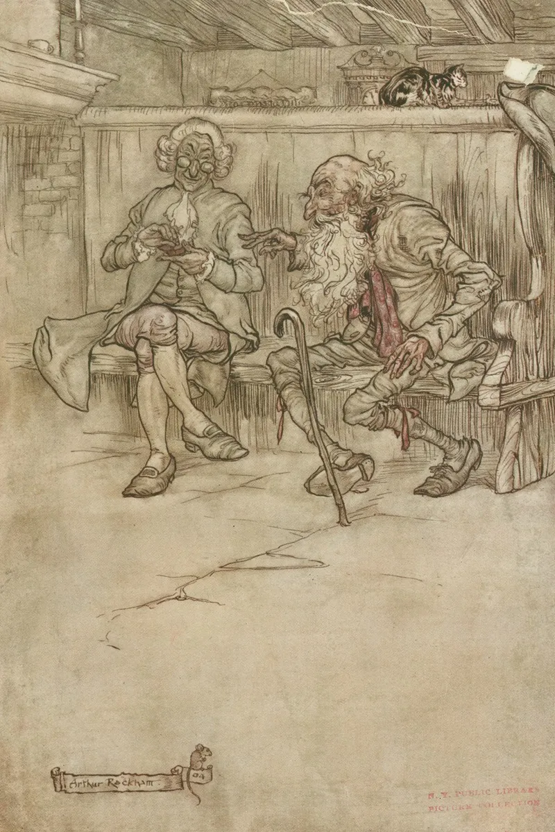 He Took His Place Once More On The Bench At The Inn Door