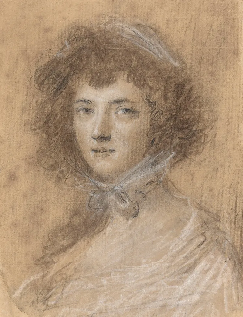 Head And Bust Of A Woman