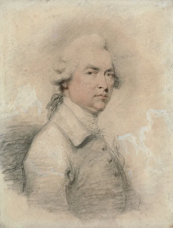 Head And Shouldres Portrait Of A Man Turned To The Right