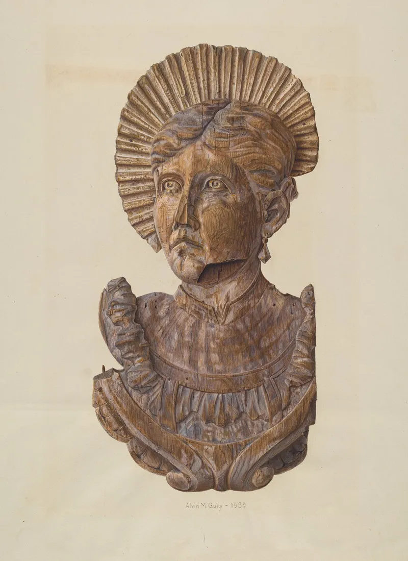Head From Circus Wagon