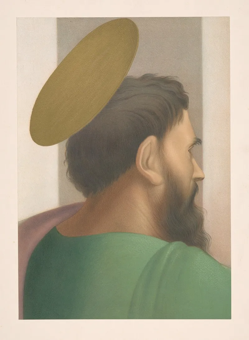 Head From Fresco Of The Raising Of Petronilla Wall Art by Storch &amp; Kramer - High-Resolution Digital Print