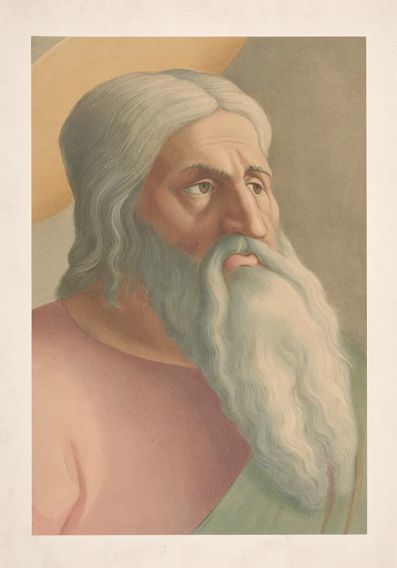 Head From The Fresco Of The Tribute Money Wall Art by Storch &amp; Kramer - High-Resolution Digital Print