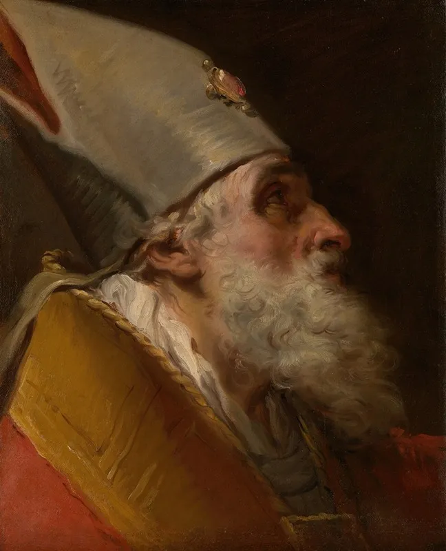 Head Of A Bishop 2 Wall Art by Gaetano Gandolfi - High-Resolution Digital Print