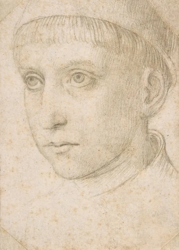 Head Of A Boy 11 Wall Art by Master of the Legend of Saint Ursula - High-Resolution Digital Print