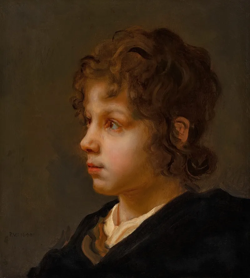 Head Of A Boy 26 Wall Art by Pieter Hermansz Verelst   - High-Resolution Digital Print