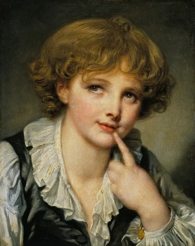 Head Of A Boy 7 Wall Art by Jean-Baptiste Greuze - High-Resolution Digital Print