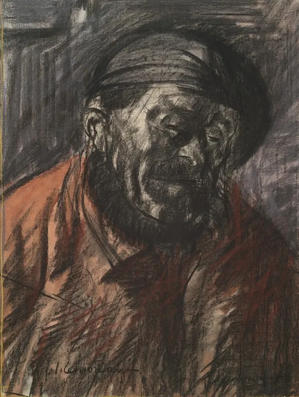 Head Of A Fisherman Wall Art by Jean-Julien Lemordant - High-Resolution Digital Print