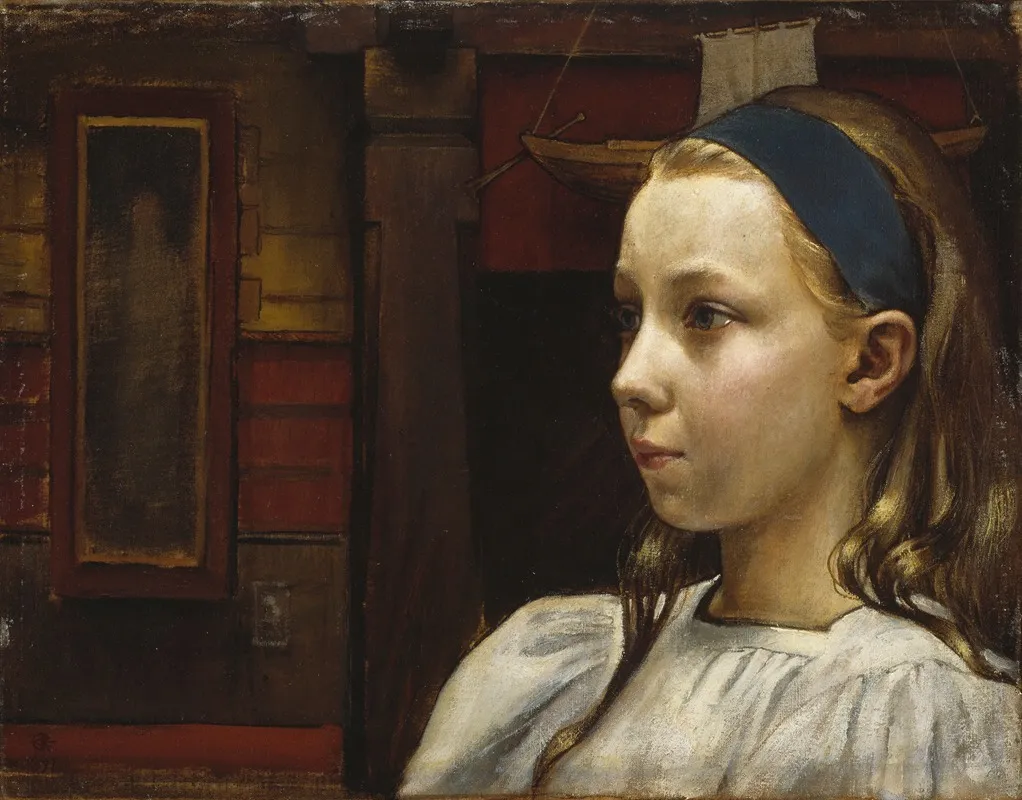 Head Of A Girl Little Anna