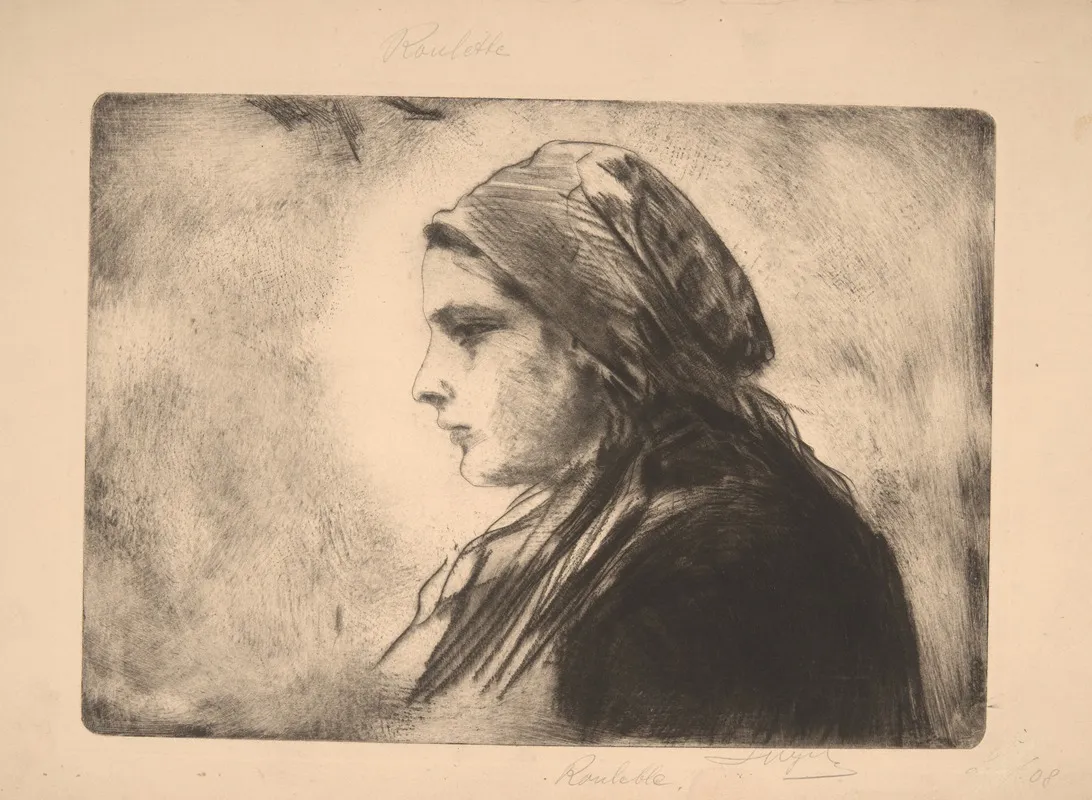 Head Of A Krakow Girl