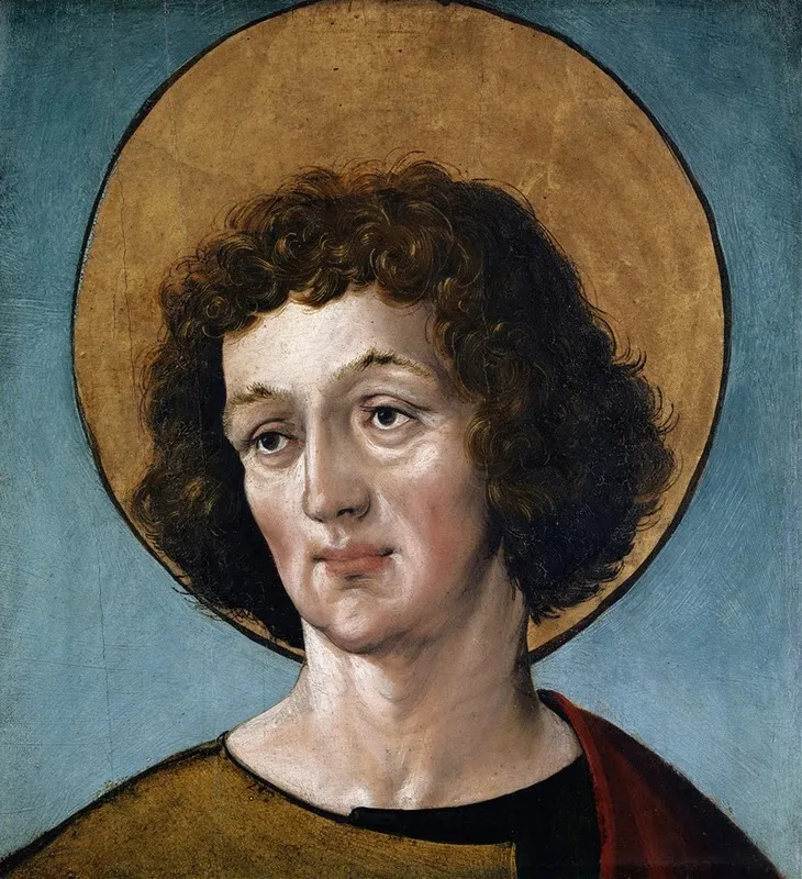 Head Of A Male Saint