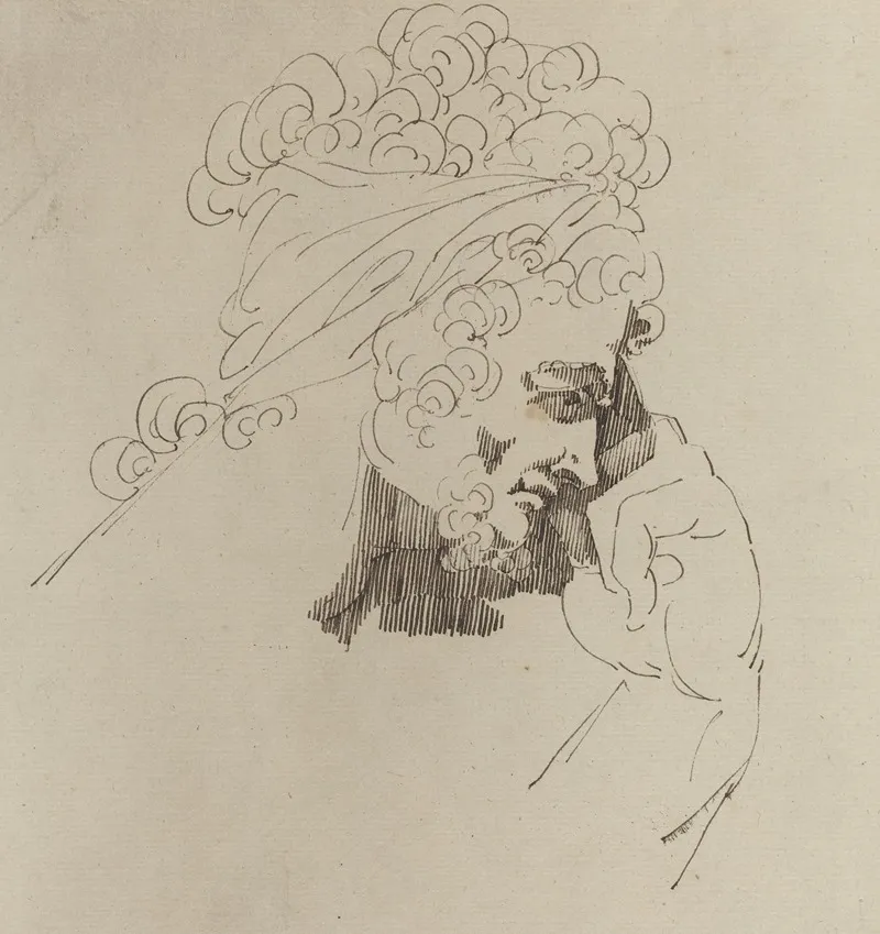 Head Of A Man 15 Wall Art by Master of the Giants - High-Resolution Digital Print