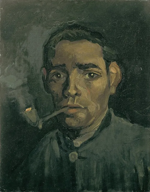 Head Of A Man 2 Wall Art by Vincent van Gogh - High-Resolution Digital Print