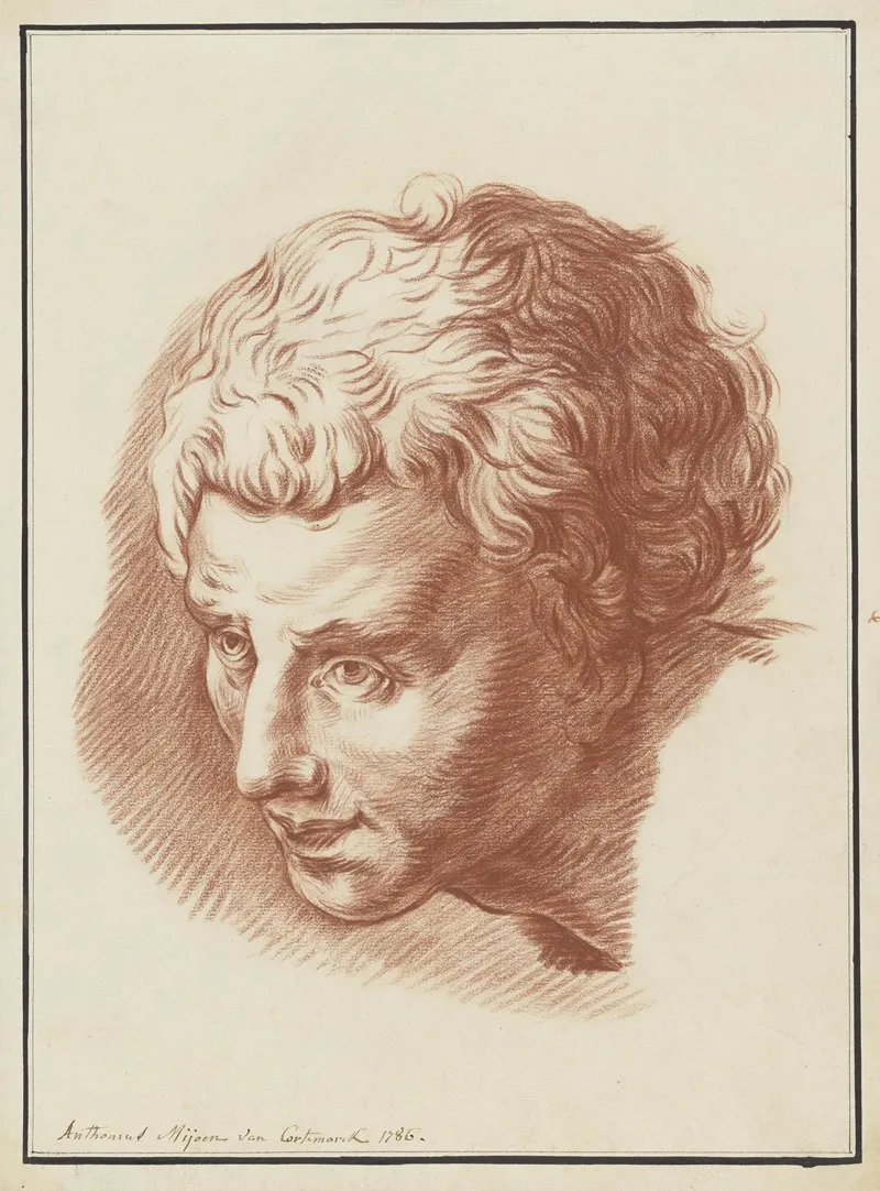 Head Of A Man 63 Wall Art by Anthonius Mijoen - High-Resolution Digital Print