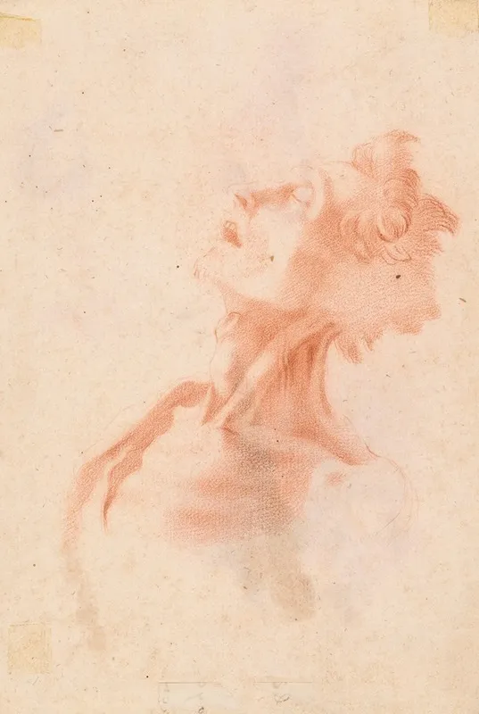 Head Of A Man Face In Profile