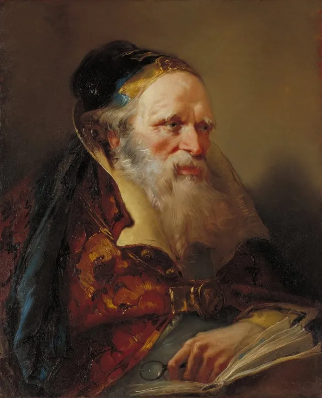 Head Of A Philosopher 3 Wall Art by Giovanni Domenico Tiepolo - High-Resolution Digital Print