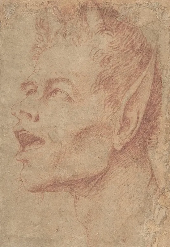 Head Of A Satyr Facing Left Wall Art by Jusepe de Ribera - High-Resolution Digital Print