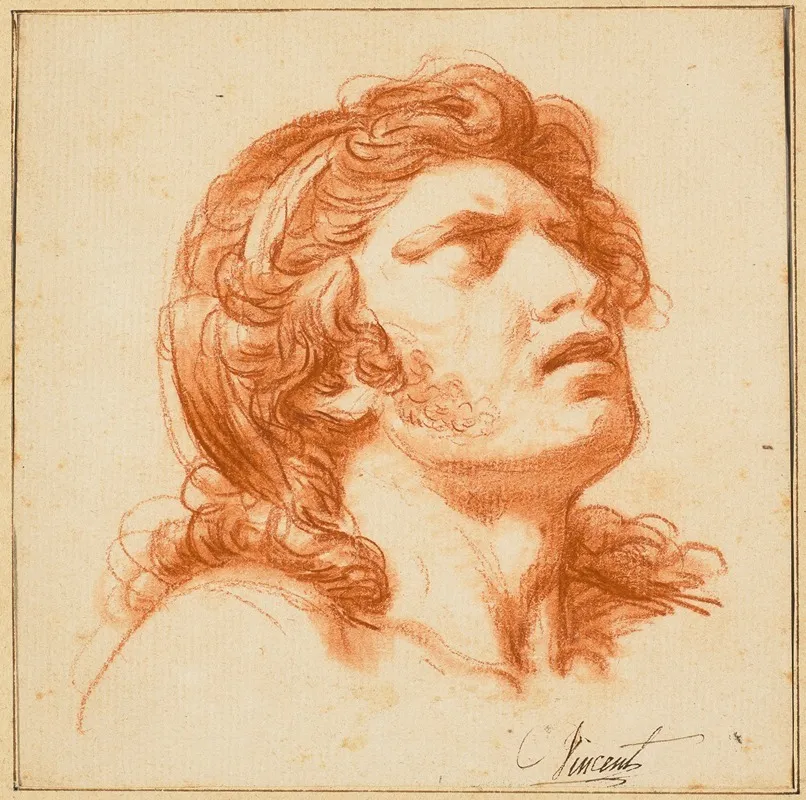 Head Of A Young Man In Agony
