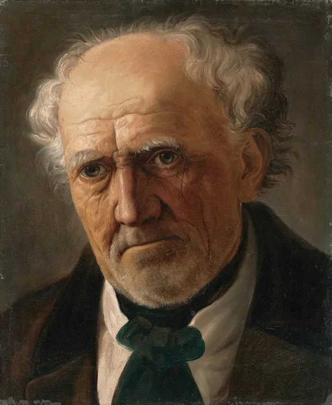 Head Of An Elderly Man Wall Art by Vojtech Klimkovič - High-Resolution Digital Print