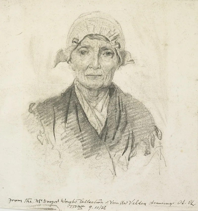Head Of An Old Dutch Woman