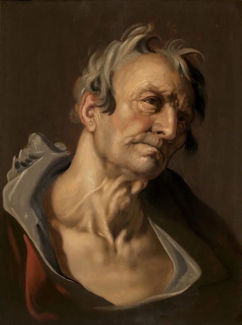 Head Of An Old Man 31 Wall Art by Abraham Bloemaert - High-Resolution Digital Print