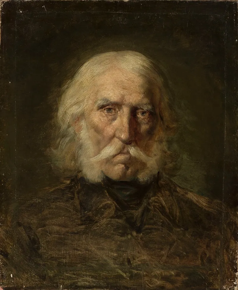 Head Of An Old Man 34 Wall Art by Aleksander Kamiński - High-Resolution Digital Print